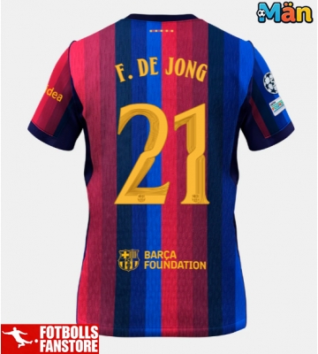 Barcelona Frenkie de Jong #21 Hemmatröja 2026-27 Kortärmad